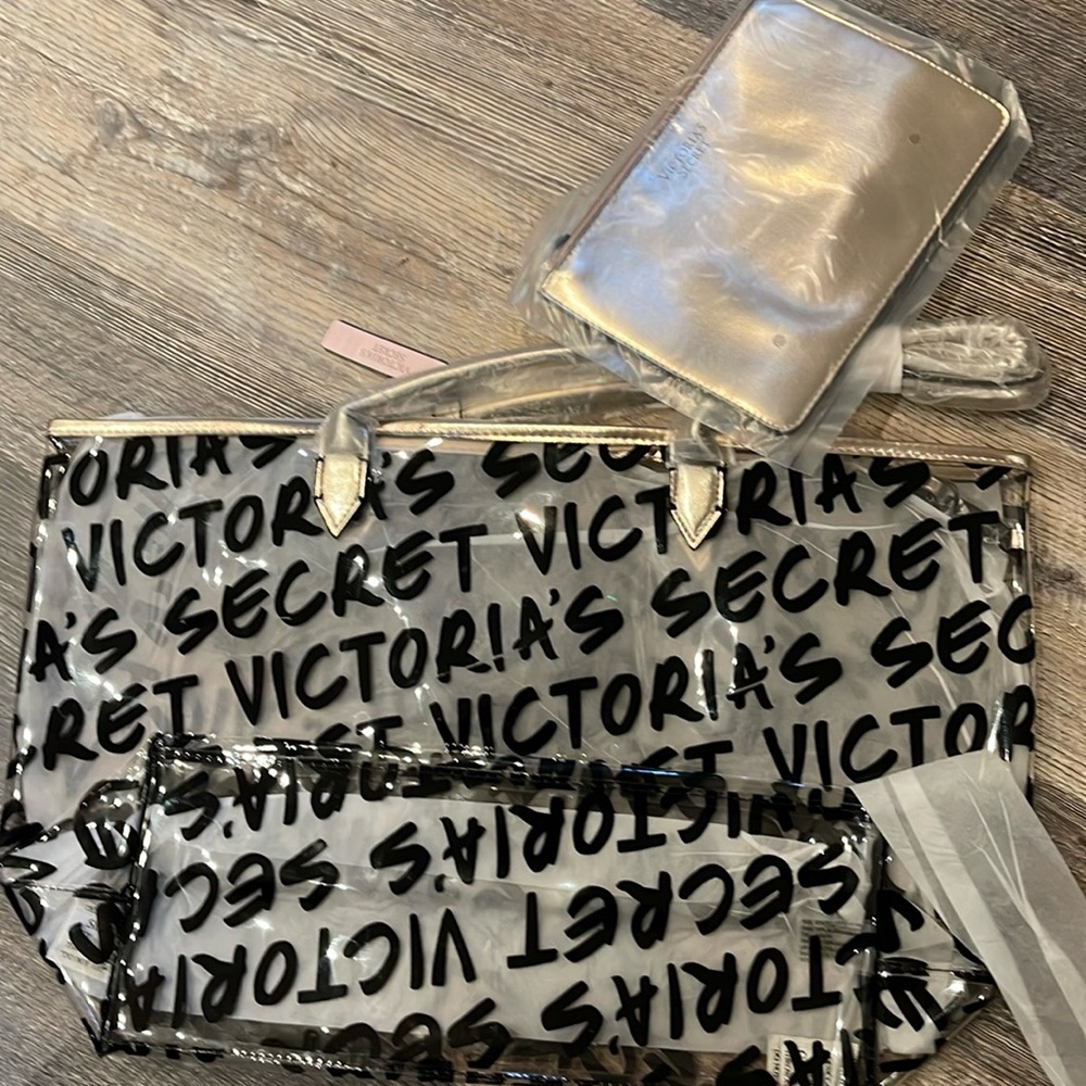 Clear Victoria’s Secret tote New